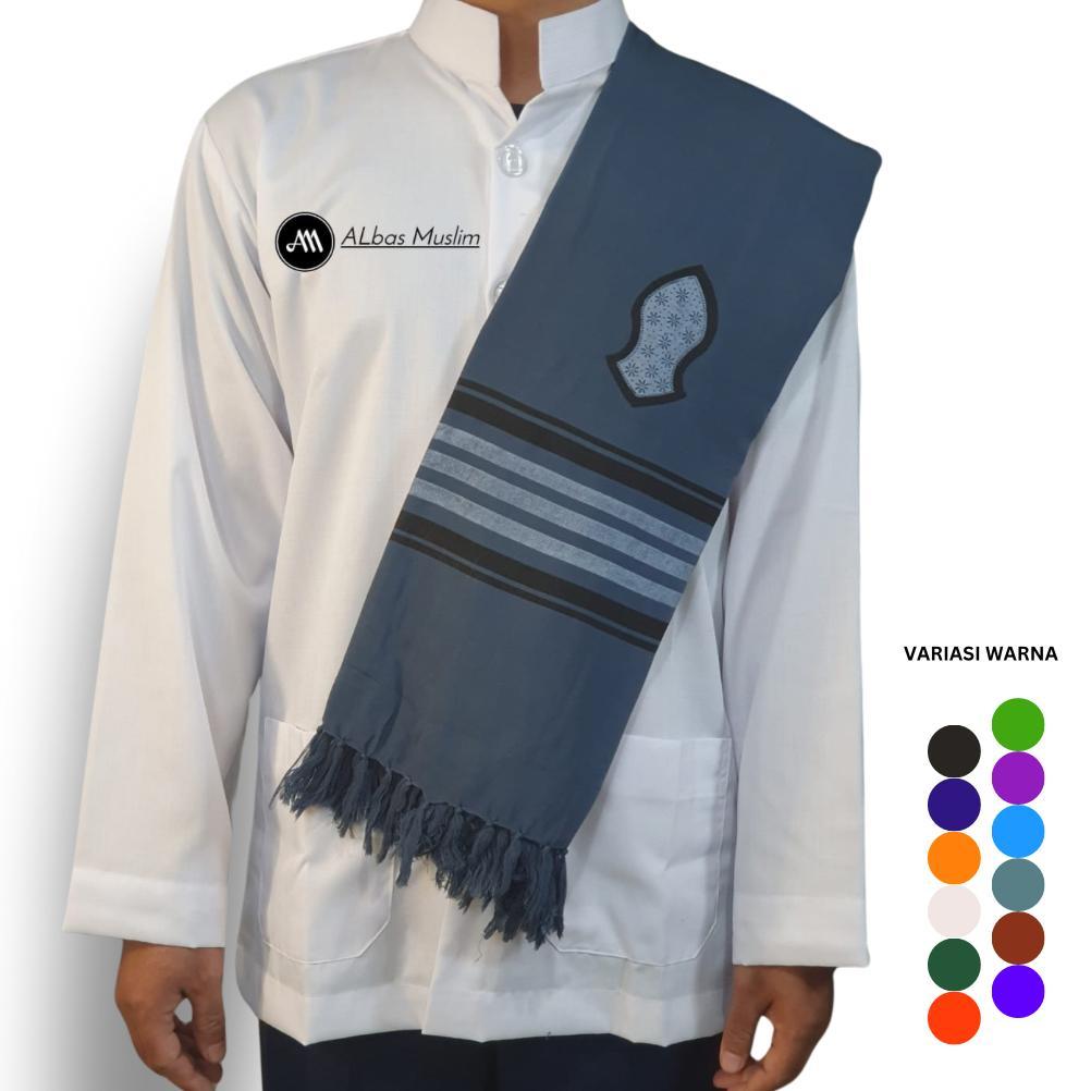 Promo Ramadhann Sorban  Laki Laki Medel Kasmiri Arab Palestina Motif Terompah Nabi Rayon Adem Lembut