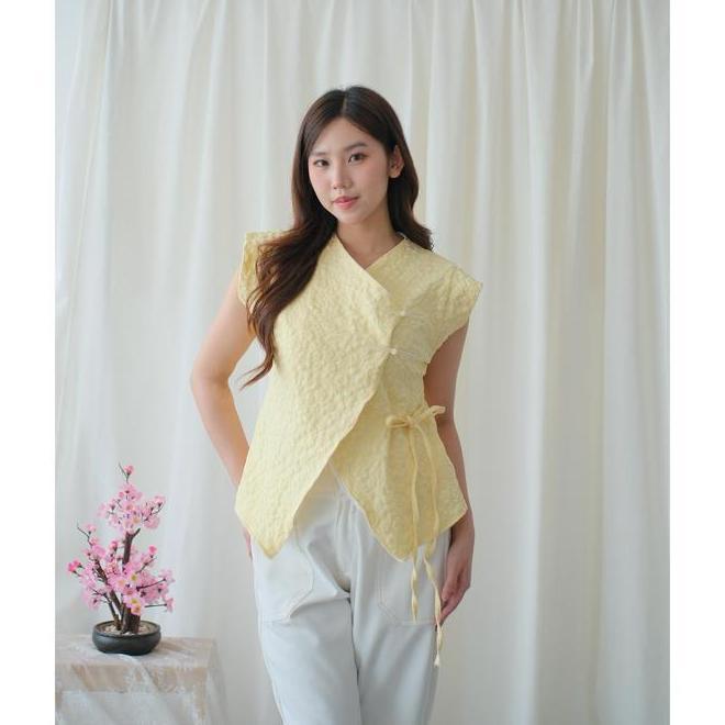 Kanon - Yaoyao Kanon Yaoyao Qipao Vest Jacquard Embossed