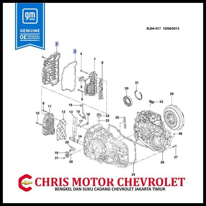 TERBARU TUTUP COVER MATIC TCM CHEVROLET SPIN AVEO SONIC CAPTIVA FL ORIGINAL GM
