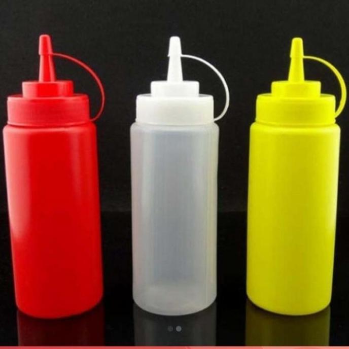 Botol Sauce JD-BSD24 Yellow,Clear,Red Kap: 24oz