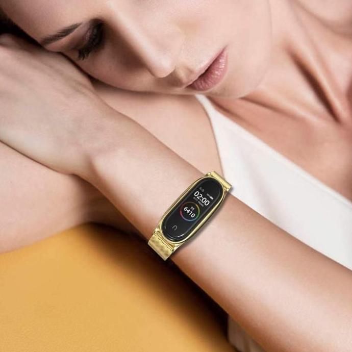MIJOBS MiBand 5 MILAN TRANSFORMER Stainless Strap Xiaomi Mi Band 5 4 3