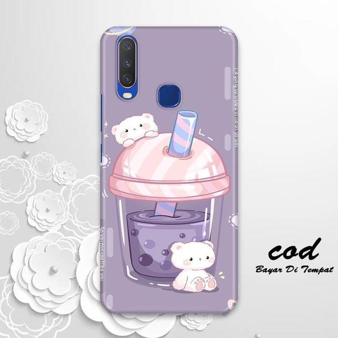 Case Vivo Y12 Y12i Y17 Y15 Y11 Fashion Case Boba Cute - Untuk Pria -
