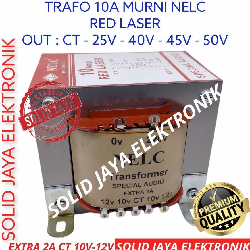 Sale Travo Trafo 10A Murni Besar Red Laser Nelc Ct 25V 40V 45V 50V 10 A Amper Tranformer Kotak 10A 2