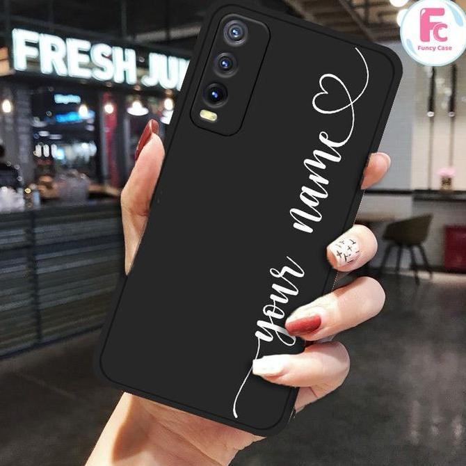 [ FMN -CUSTOM NAMA] Softcase Macaron Custom Nama for Oppo Vivo | Case