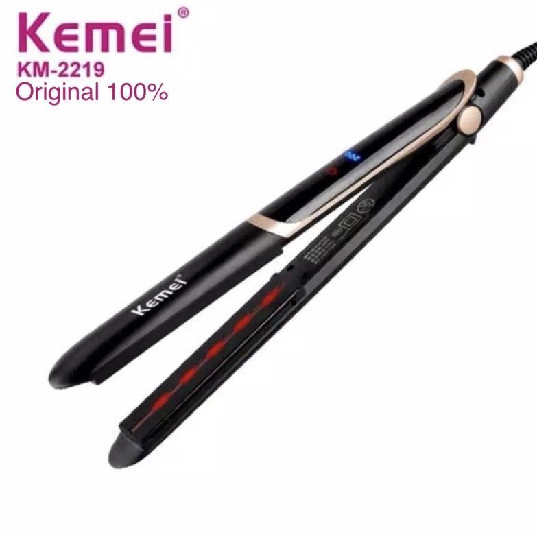 NEW Catokan Rambut Kemei 2219 / Catokan Kemei 2219 Infrared / Catok Rambut Kemei 2219 2in1 Infrared 