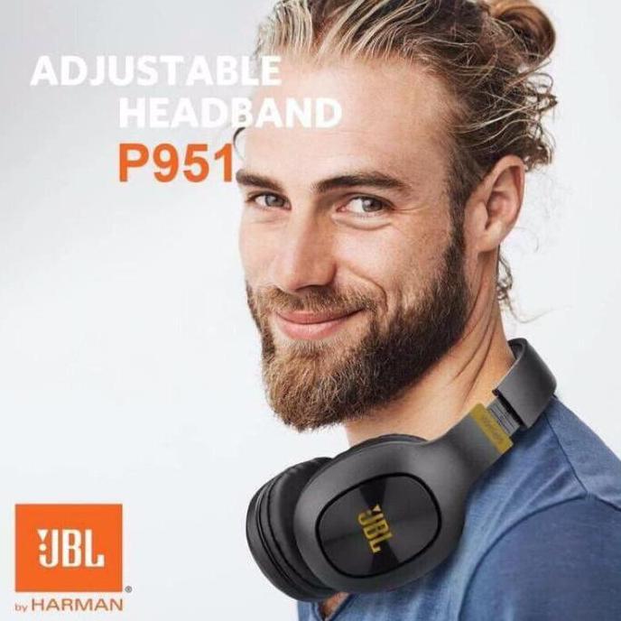 Headphone Bluetooth P951 Bando BT Wireless Headset AD2P Superbass