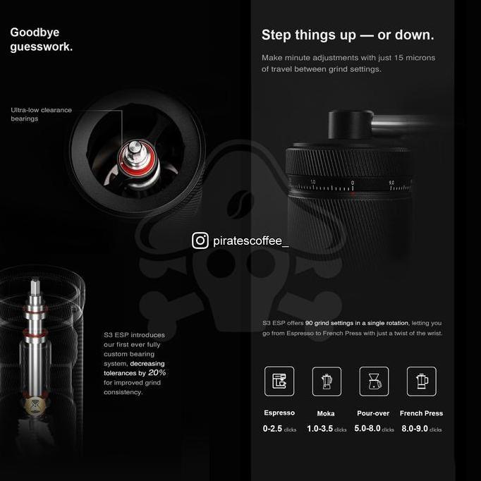 Timemore Chestnut S3 ESP Manual Hand Coffee Beans Grinder | Alat Giling Biji Kopi