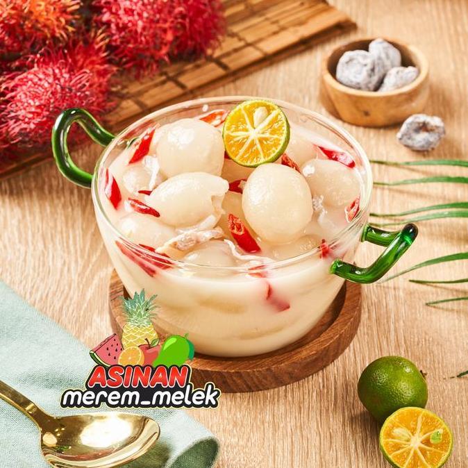 PRODUK FRESH ASINAN RAMBUTAN MEREM MELEK POTONGAN KIAMBOY SPESIAL AMAN IBU HAMIL KODE 68