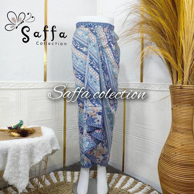 Rok rempel batik / rok rempel batik karet / rok lilit instan MS