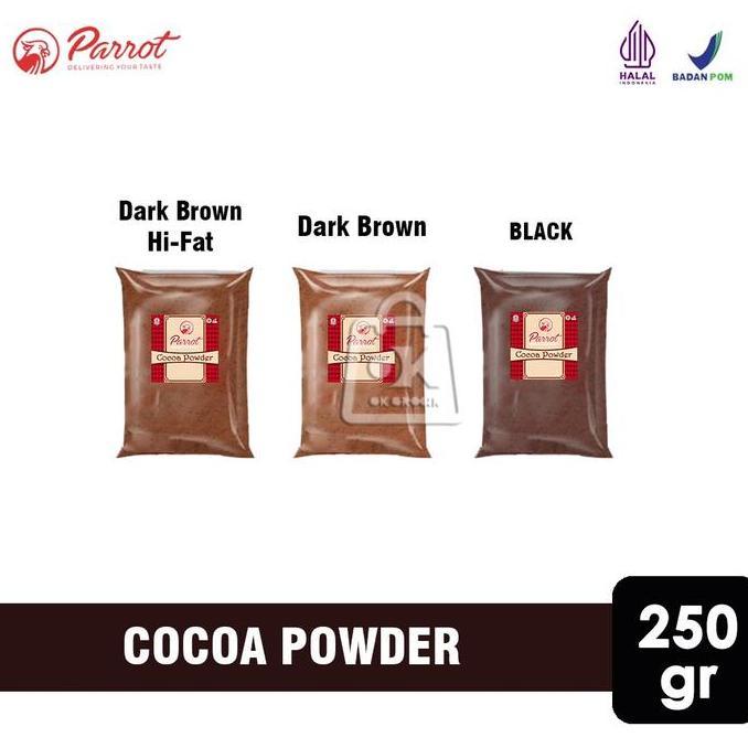 Coklat Bubuk Parrot / Parrot Cocoa Powder ( 250gr )