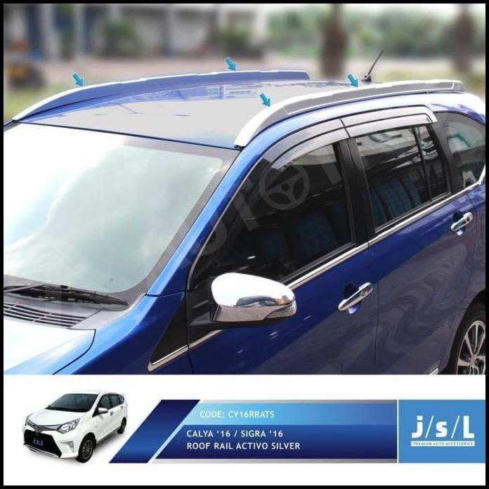 TERBARU TOYOTA CALYA ROOF RAIL ACTIVO/AKSESORIS EKSTERIOR CALYA 