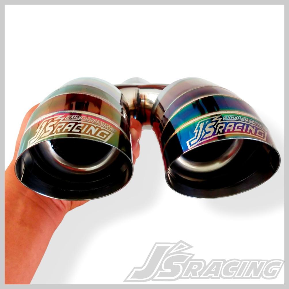 BEST SELLER KNALPOT MOBIL JS RACING CABANG SUARA BASS ULEM BASS PADAT UNIVERSAL MOBIL