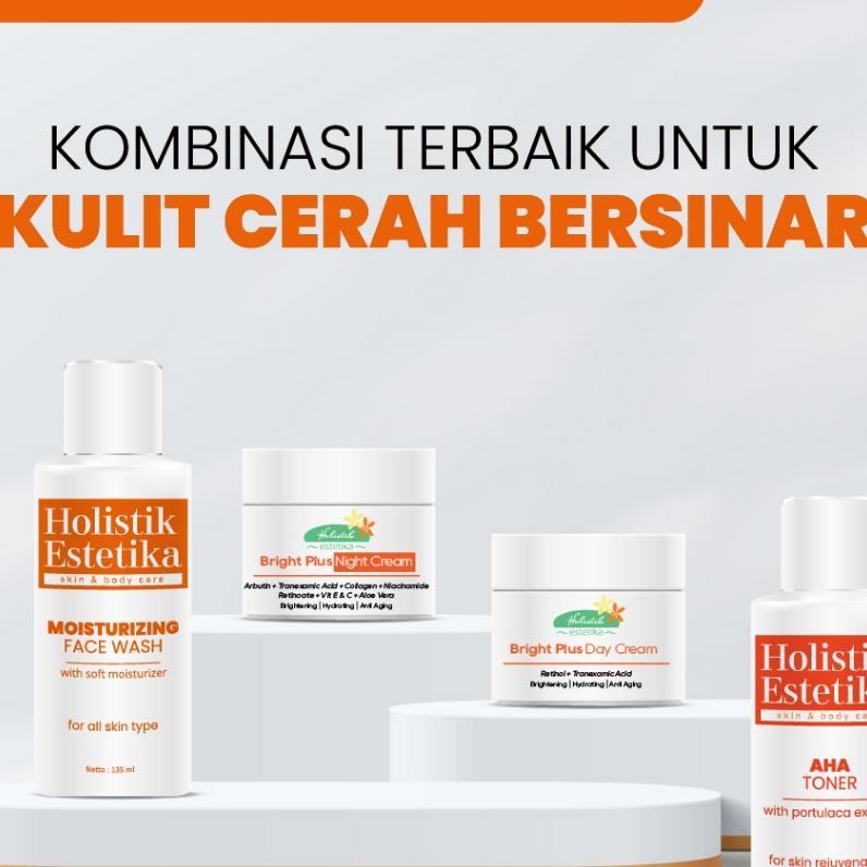 Skincare Bpom Pemutih Wajah Halal Mui Holistik Estetika Brightening Series