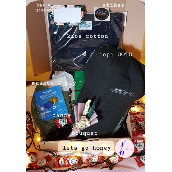Hampers Cowo Kekinian/ Kado Ulang Tahun Cowo/ Anniversary/ Gift Box Pria / Kotak Hadiah Ultah Kado W