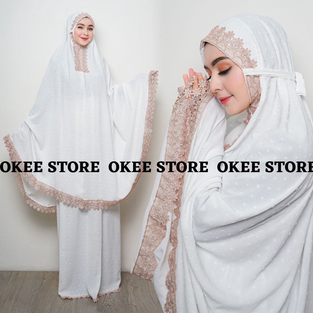 Mukena Dewasa Crincle Airflow / Mukena Airflow Uragiri Termurah / Mukena Uragiri Dewasa / Mukena Cri