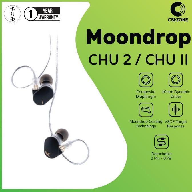 Moondrop CHU2 / CHU 2 / CHU II Dynamic Driver in Ear Monitor Earphone