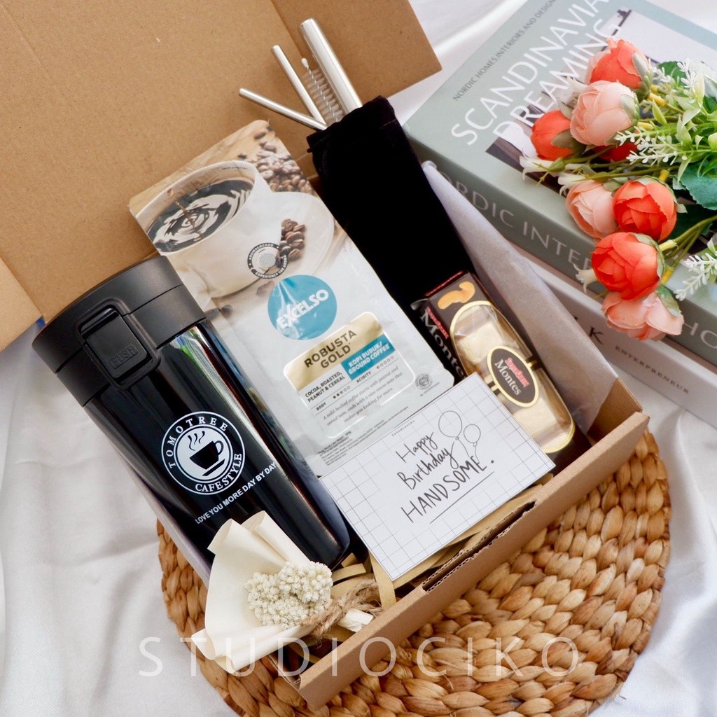 Hampers Cowok / Kado Ulang Tahun Cowok Cewek / Hampers Gift Box Wisuda Ulang Tahun Anniversary / Gif
