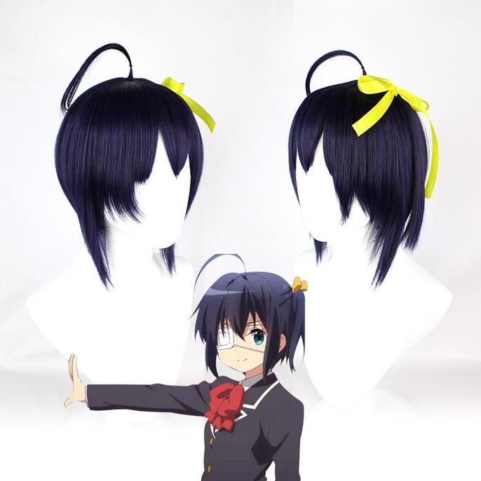 LOL-74 wig takanashi rika chuunibyou rikka rambut palsu cosplay karakter anime