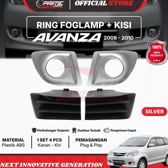 Cover Ring Foglamp Xenia 2008 Silver Avanza 2010 + Kisi