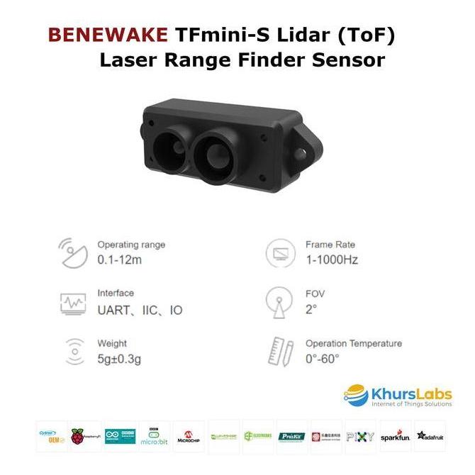 Benewake Tfmini S Lidar (Tof) Laser Range Sensor Tf Mini S Original