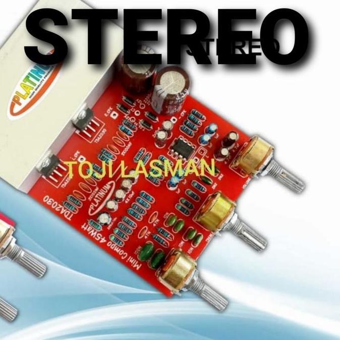 kit pcb speker speaker aktif tda 2030 tda2030 stereo platinum