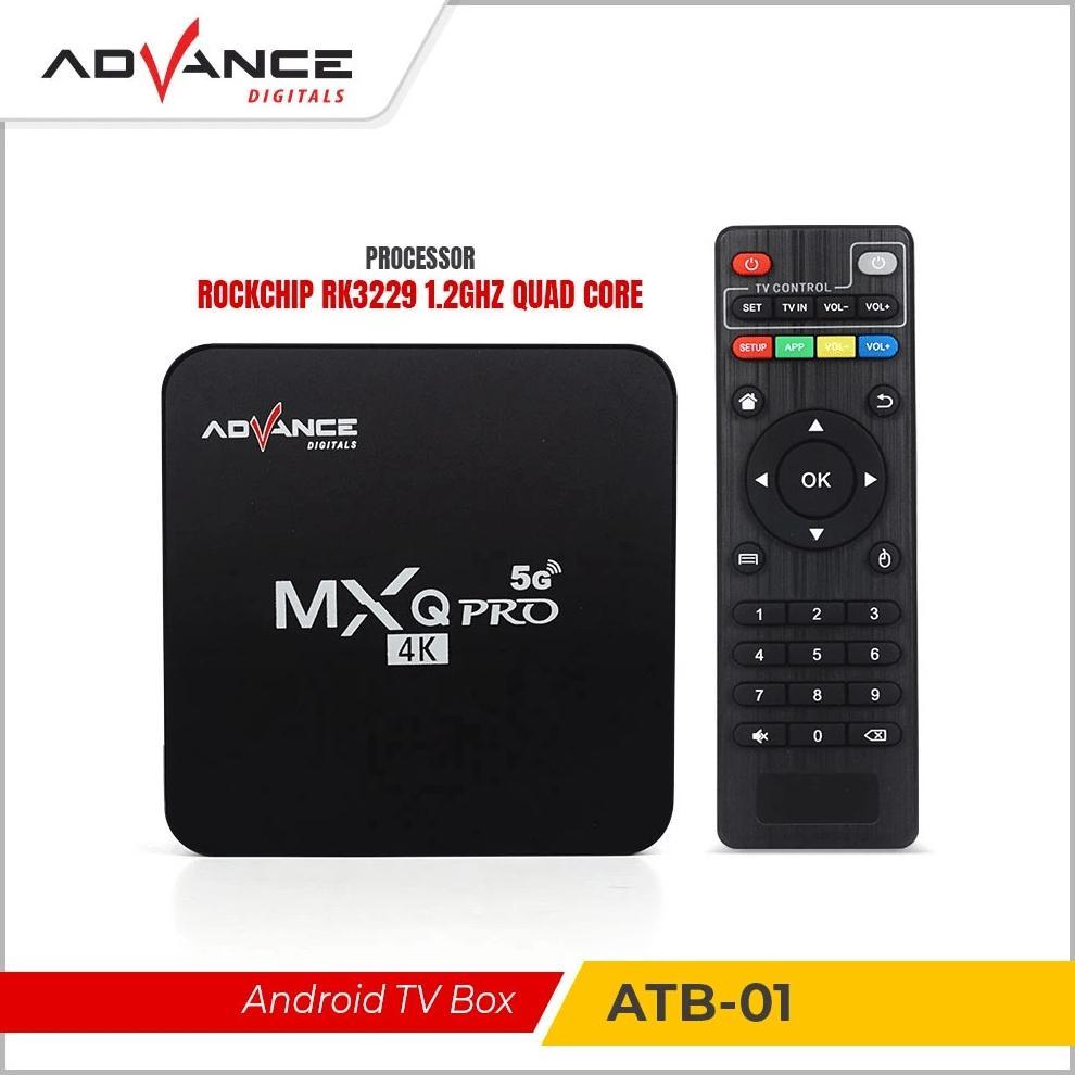 NEW TV BOX Android ADVANCE ATB-01 Mxq Pro 4K Support Wifi 2+16GB