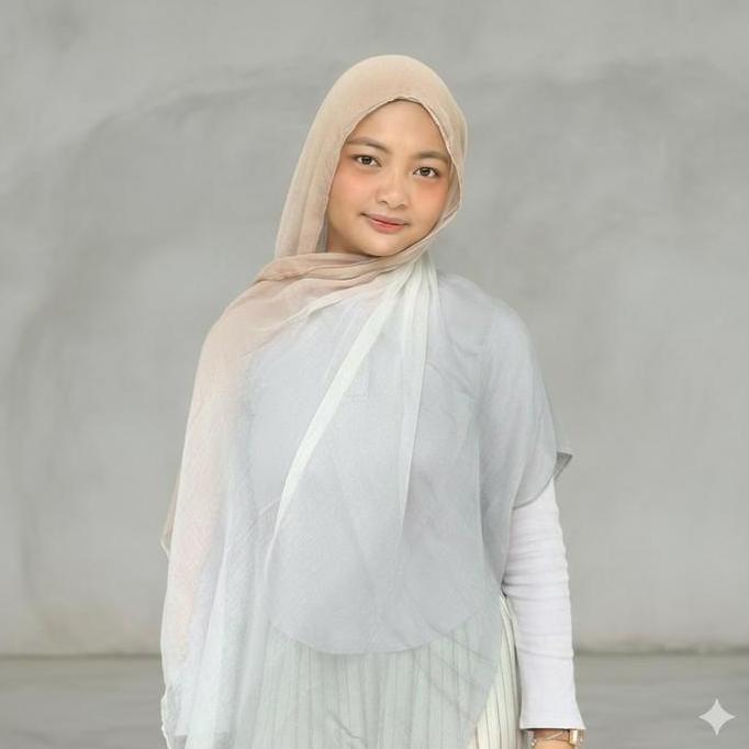 ONAE SCRAFT HIJAB pashmina viscose gradasi ombre premium ELEGAN NS