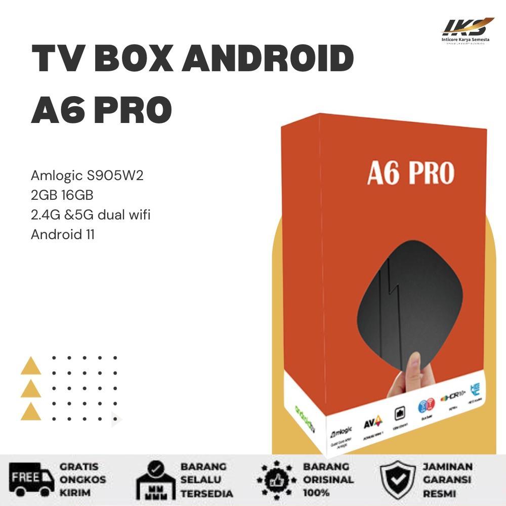 BIG PROMO Android 11.0 TV BOX A6 PRO