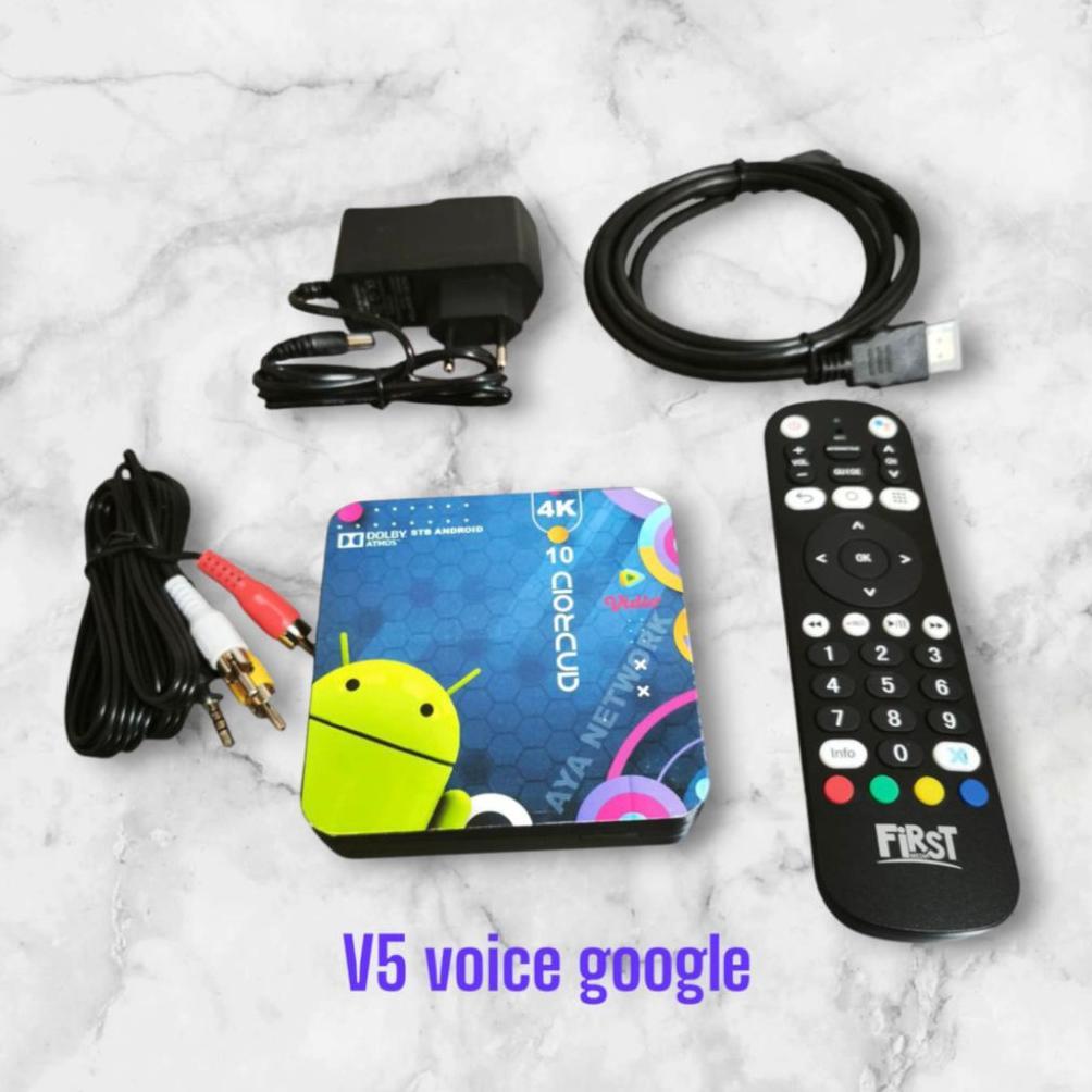 NEW DEALS Android TV Box Perintah Suara OS 12 (ZTE 4K)