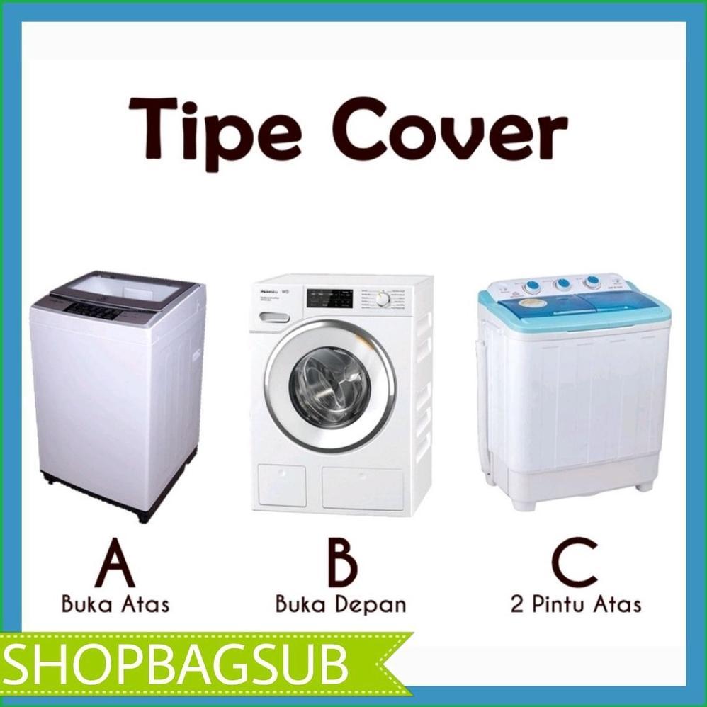 BIG SALE Cover Mesin Cuci 2 Tabung  Sarung Mesin Cuci 2 Tabung Penutup Tutup Mesin Cuci 2 Tabung  Bu