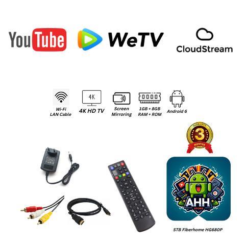 NEW DEALS Android TV Box - STB Android Fiberhom HG680P RAM 2GB Root Unlock (500 Active Channels)