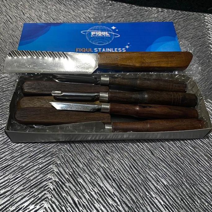 Pisau Garnish Isi 8 Buah/Pisau Garnish Set/Pisau Garnish Lengkap/ Isi 8 Acar Dapur Kitchenware Knife