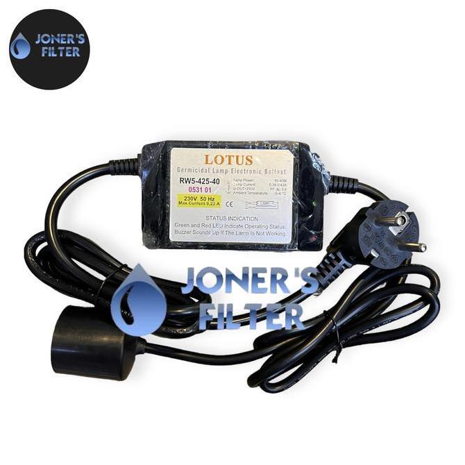 Ballast Adaptor Lampu UV Lotus Kaki 4 10- 40 watt MURAH