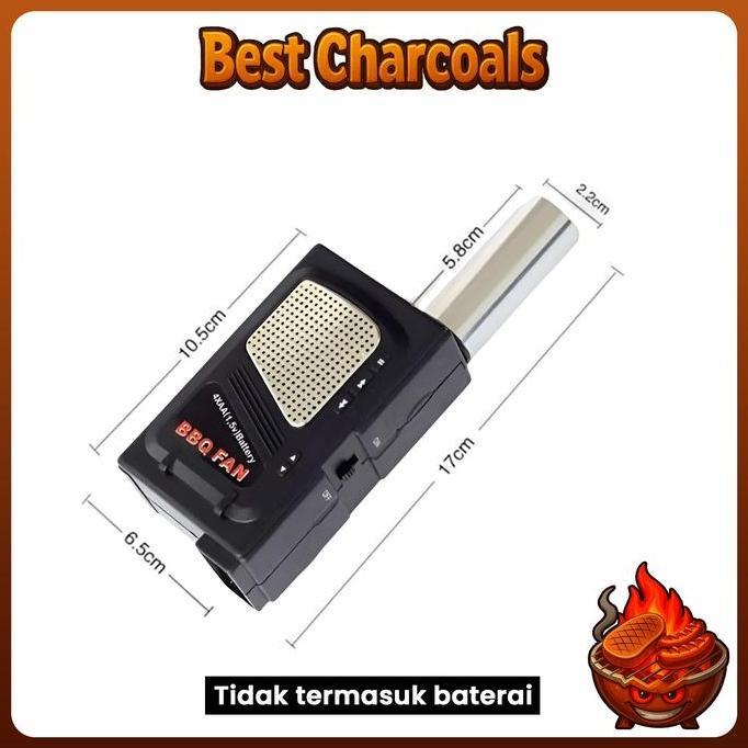 Kipas Angin Baterai BBQ Air Blower Electric