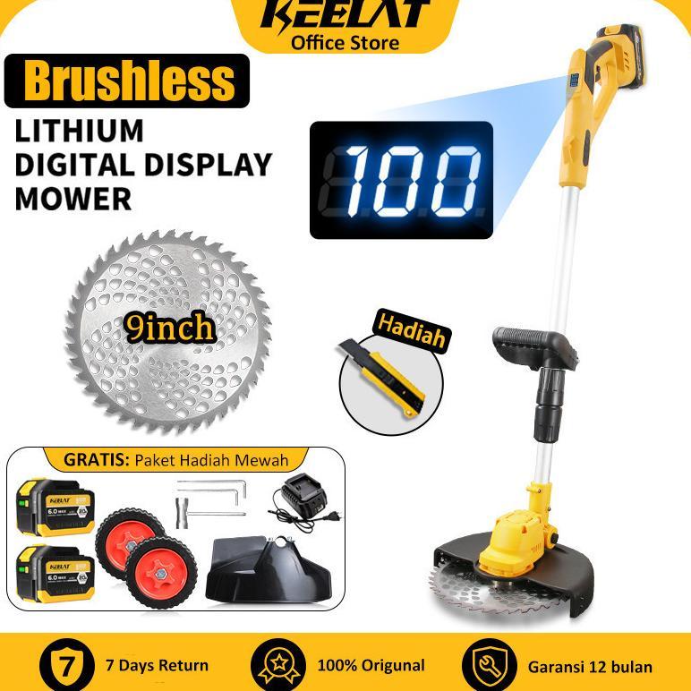 Ready -KLM006 Brushless Lawn Mower 20V Telescopic Battery Lawn Mower Cordless Lawn Mower Electric La