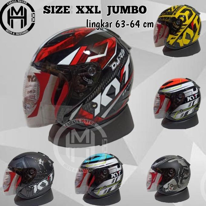HELM KYT DJ MARU JUMBO SIZE XXL Motorcycle