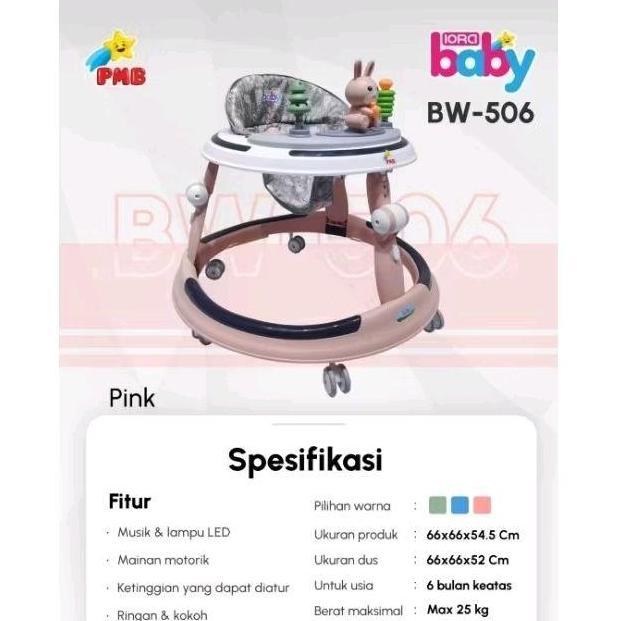 TERLARIS!! BABY WALKER PMB IORA BABY BW 506