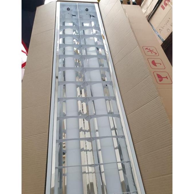 Set Balak Lampu RMI 2x36W + 2pcs Lampu TL LED 16W Philips Lengkap