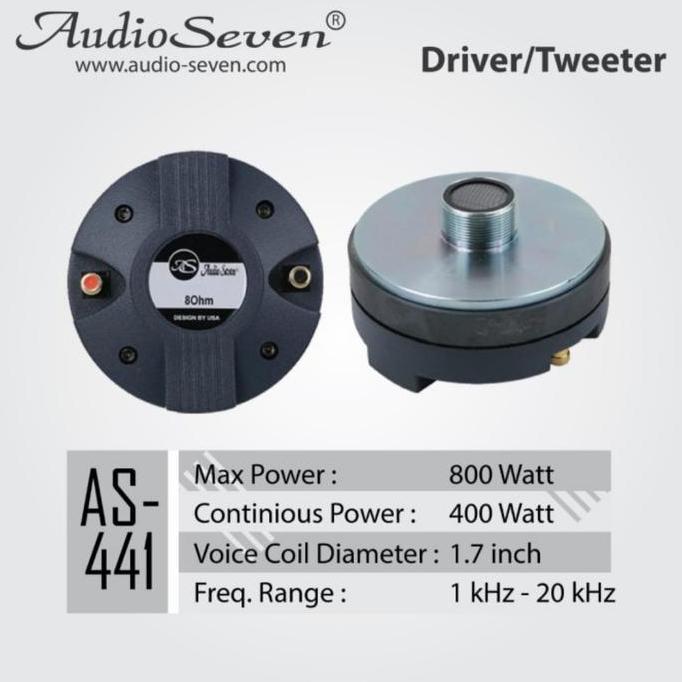 TERBARU - Driver tweeter Audio Seven AS 441 Original