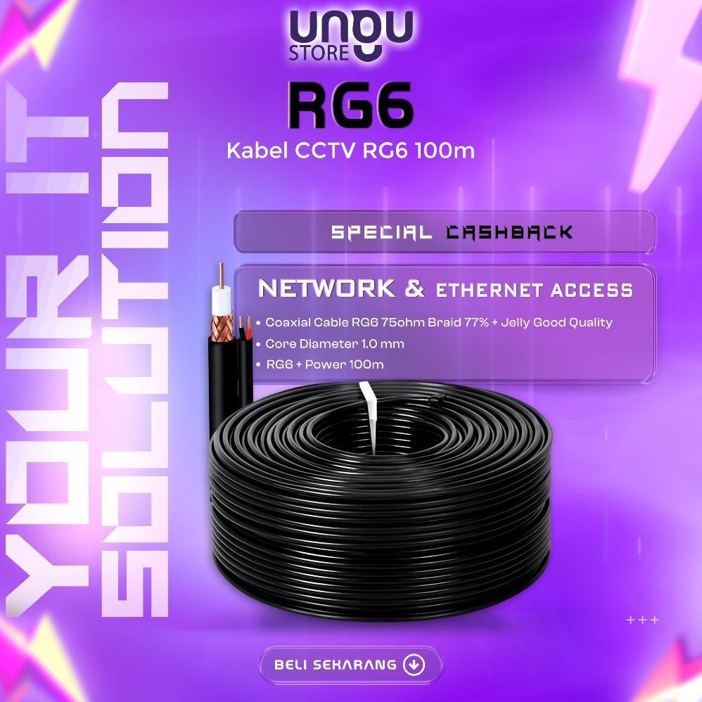 Kabel CCTV RG6 100 Meter Kabel CCTV RG6 100m terlaris