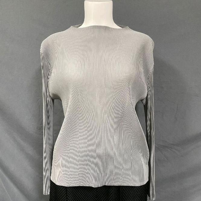 Atasan Plisket Premium Atasan Plisket Premium Lengan Panjang Modis Stretch