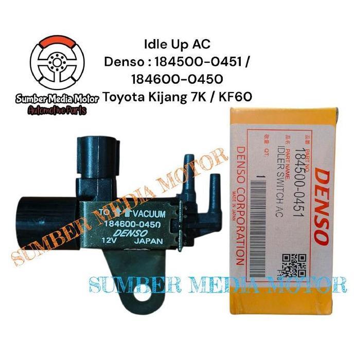 DENSO IDLE UP AC VALVE ASSY 148500-0451 TOYOTA KIJANG 7K - 12V SOCKET KECIL PROMO