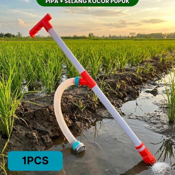 Pipa Dan Selang 1 Set Alat Kocor Pupuk Urea Pupuk Kering