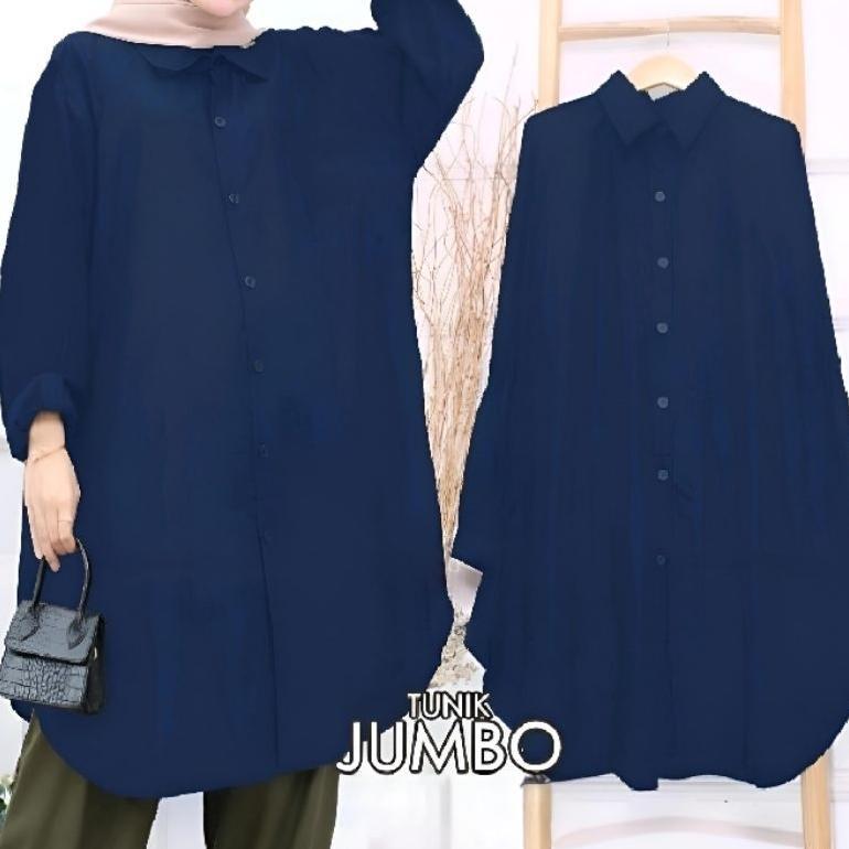 OFFICIAL NEW PRODUCT  TUNIK POLOS WANITA // TUNIK POLOS JUMBO KATUN LD 125