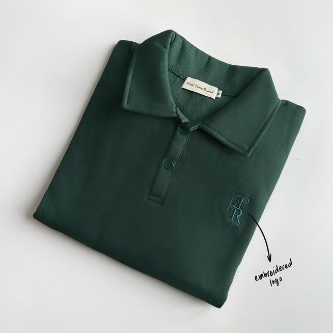 First Time Round First Time Round Polo Green - Sweatshirt Forest