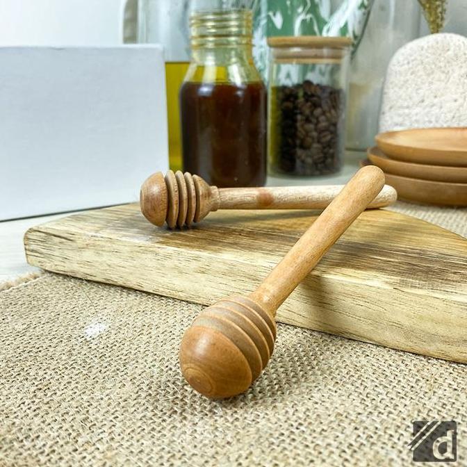 Sendok Madu Unik Bahan Kayu Pinus Pilihan. Food Grade