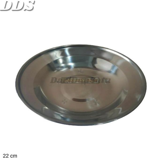 Piring Stainless Steel Tebal 555 Made India