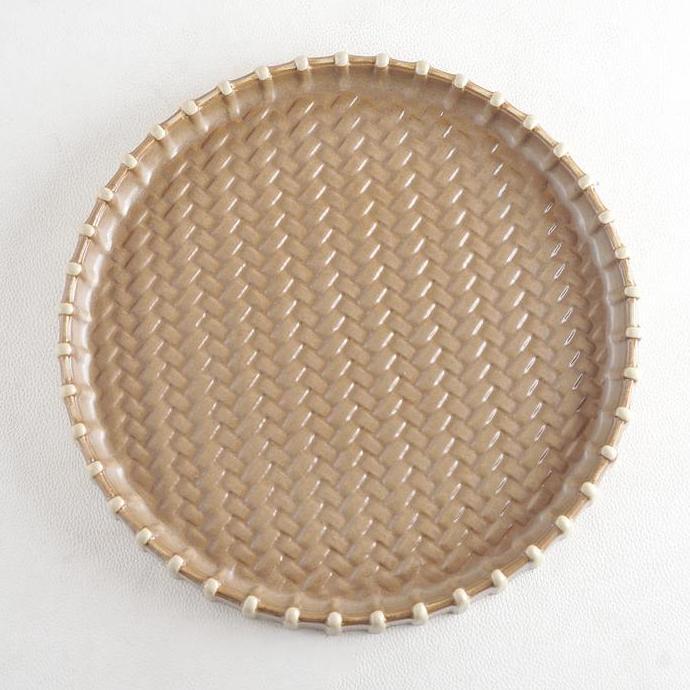 Nuanza Piring Saji Keramik / Deep Plate Tampah