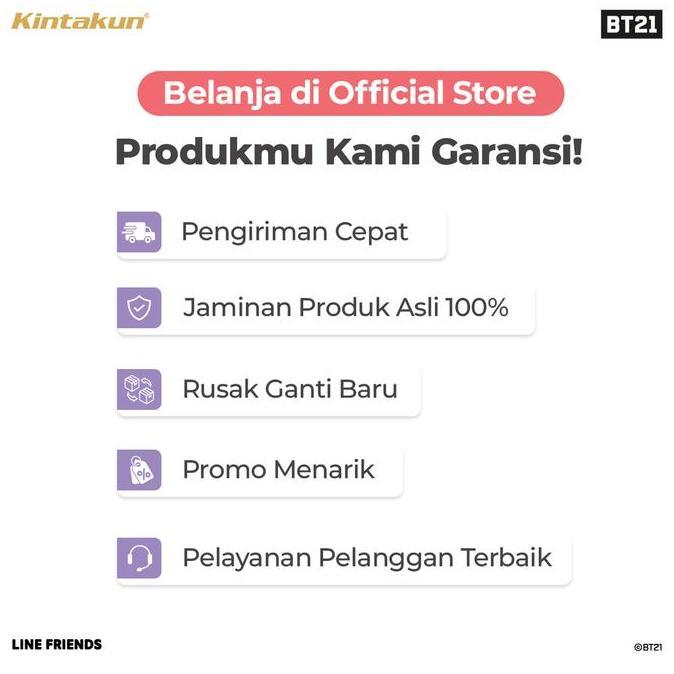 Kintakun Home BT21 minini Keset Serbaguna Anti Slip Doormat Persegi 40x60 cm Sarung Bantal Guling [K