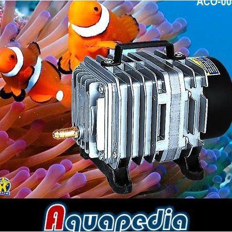 Resun Aco004 Pompa Udara Aerator Electromagnetic Air Compressor Aquariumkolam Aco004